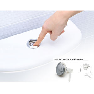 Hochwertiger 38mm Einzels pül ventil Toilette ABS runder Druckknopf für Toiletten tanks - Product Image 3