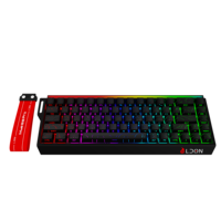 Clavier de jeu mécanique LDON à 68 touches, axe magnétique laser, rétroéclairage RVB, ultra-rapide, 8000 Hz, temps de réponse de 0,01 s, hot-swap, USB Type-C