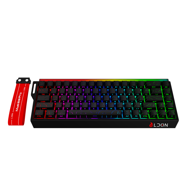 LDON Mechanical 68-Key Laser Magnetic Axis RGB Backlit Ultra-Fast Gaming Keyboard 8000Hz 0.01s Response Hot-Swap USB Type-C