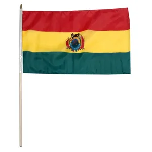 100D聚酯玻利维亚国家挥舞旗帜