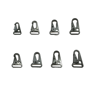 En gros, Mousqueton bec d'oiseau en alliage de zinc noir mat pour sacs, sacs à dos, escalade en extérieur et accrochage de porte-clés - Product Image 1