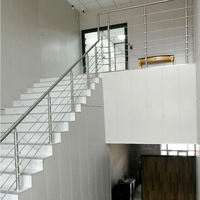 Rampe d'escalier en alliage d'aluminium de haute qualité, balustrade de sécurité ornementale antique, garde-corps de balcon extérieur antirouille
