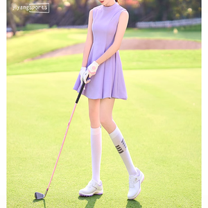 Cremallera cuello trasero rendimiento Golf ropa fabricantes tenis niñas activo vestido personalizado mujer Activewear - Product Image 5