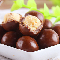 En gros personnalisé étiquette privée composé de lait halal mylikes boule de chocolat