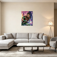 Artisanat en plastique personnalisé 30x40cm, affiche lenticulaire 3D d'anime japonais, modèle 25, décoration murale