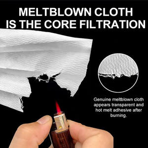 95% Filter efisiensi KN95 masker pelindung terhadap asap debu serbuk sari asap <span class=keywords><strong>6</strong></span> lapisan perlindungan masker Respirator dengan katup buang - Product Image 4