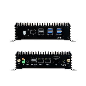 XLW 台式机 Intel I5 8265U 8G LPDDR3 Win10 Linux WiFi5 LAN 双COM 无风扇嵌入式电脑迷你工业电脑 - Product Image 6