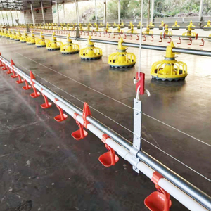 Bebedor de mamilo e frangos, sistema para fazenda, automático, aves, plástico, vermelho e branco, material de cor de pvc - Product Image 2