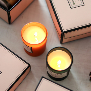 เทียนหอมอโรมาเธอราพีทำมือจากขี้ผึ้งถั่วเหลืองในแก้วฝ้าหรูหรา ขายส่ง เป็นมิตรกับสิ่งแวดล้อม ของขวัญวันพ่อ ตกแต่งบ้าน ของขวัญสุดโรแมนติก - Product Image 4