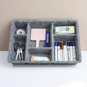 Factory Wholesale Sturdy Single Square PET Hard Shell Kitchen Office <b>Drawer</b> Organizers <b>Storage</b> <b>Boxes</b> & Bins - Product Image 6