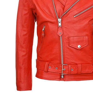 Chaqueta de Cuero para Hombre con Etiqueta Personalizada a Precio de Mayoreo, Estilo Casual Urbano, Diseño con Cierre, Chaquetas de Cuero Modernas, Talla Adulto - Product Image 5