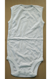Natural teñido suave eco teñido onesie del bebé/ropa de bebes/entrepierna bebé mameluco bebé Mono Blanco orgánico de Bambú - Product Image 4