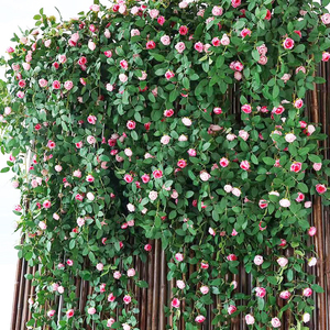 Wholesale Rose Vine Artificial Silk Flower for Garland Hanging Flower <strong>Arch</strong> <strong>Wedding</strong> <strong>Decorations</strong> - Product Image 3