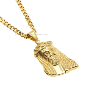 Pendentif de style personnalisé pour hommes et femmes, collier hip-hop plaqué or, bijoux hip-hop - Product Image 3