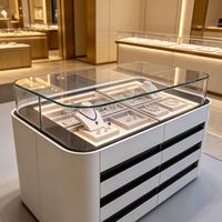 Présentoir à bijoux en aluminium GZowin, écologique, recyclable, durable, imperméable, avec dimensions personnalisables pour la vente au détail et la décoration intérieure