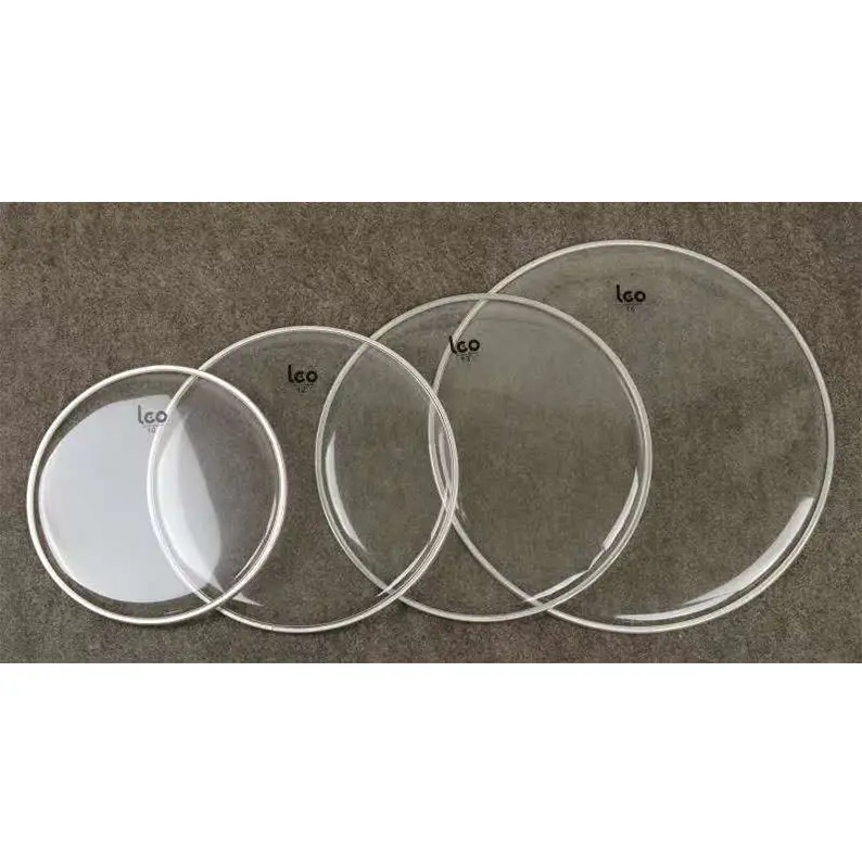 Cabeças de tambor filme de poliéster, tamanho múltiplo, cabeças de tambor