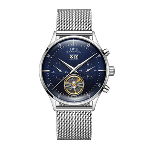 นาฬิกาข้อมือผู้ชายแบบกลไก ราคาส่งถูก กันน้ำ อัตโนมัติเต็มรูปแบบ แฟชั่นทันสมัย ฟังก์ชั่นหลากหลาย ดีไซน์โปร่ง - Product Image 1