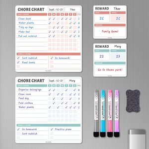 ชุดกระดานไวท์บอร์ดแม่เหล็กลบได้ (3แพ็ค) สำหรับตู้เย็นพร้อมสีและขนาดที่กำหนดเอง - Product Image 6