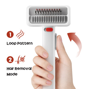Nouvelle Brosse Démêlante et Anti-Peluchage 2-en-1 Gravity pour Chiens et Chats - Product Image 2