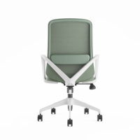 Dossier de chaise en maille réglable 360 rotation chaise de travail chaise de bureau en maille cadre arrière muet pieds en alliage d'aluminium bureau ergonomique