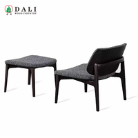 Fauteuil Lounge Moderne - Structure en Bois Courbé d'Eucalyptus de Qualité Supérieure pour Hôtels et Bureaux à Domicile