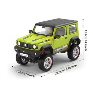 NOUVEAU HG4-210 1:16 Jimny 4x4 Voiture RC tout-terrain entièrement proportionnelle avec lumières LED, klaxon et effet de fumée, prête à l'emploi, en métal, pour les passionnés de RC - Product Image 6