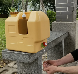 Cấp thực phẩm PE nhựa 20L nước lưu trữ <span class=keywords><strong>container</strong></span> di động cắm trại xe xô nước với vòi - Product Image 4