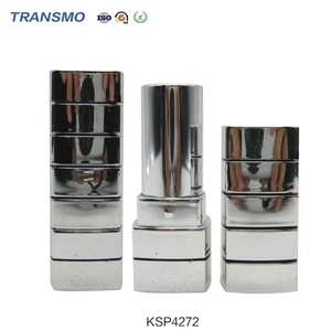 Tubes à lèvres carrés blancs et noirs, contenants pour baume à lèvres, tubes à lèvres personnalisés avec logo, tube à lèvres blanc - Product Image 6