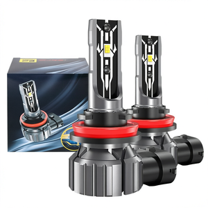 Ampoule de phare LED mini 50W 8000LM 6000K, phare antibrouillard pour voiture H4 H7 H11 H8 H9 9005 9006 9012, rétrofit universel - Product Image 1