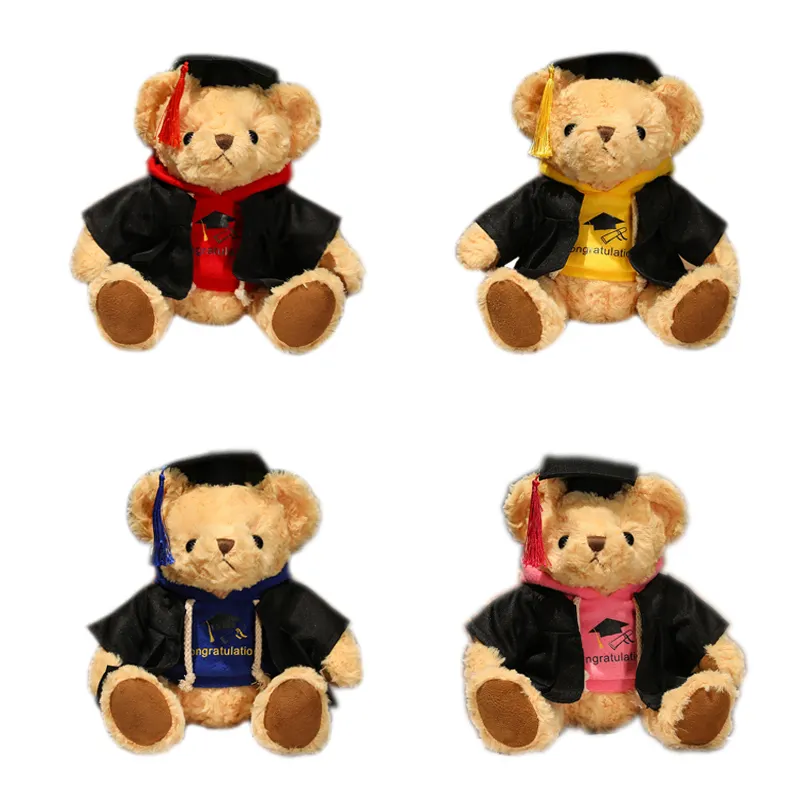 High Quality Custom Soft Toy Classic Stuffed Plush Animals Soft Toys Teddy Bear For Graduation Gift