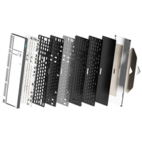 Clavier mécanique OEM/ODM 98% en alliage d'aluminium CNC, rétroéclairage RGB tri-mode, échange à chaud, 10000 mAh, idéal pour cadeaux/jeux/bureau