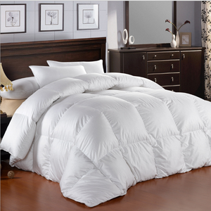 Colcha de algodón 100% con relleno de plumas, colcha de plumón de ganso blanco <span class=keywords><strong>90</strong></span>, personalizada, para el hogar y el Hotel - Product Image 6