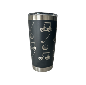 20oz Stainless Steel <b>Golf</b> Tumbler Laser Engraved Custom Logo Coffee <b>Mugs</b> - Product Image 4