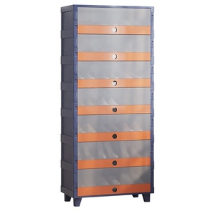 Organisateur de <span class=keywords><strong>chaussures</strong></span> <span class=keywords><strong>à</strong></span> 7 couches, organisateur de tiroirs <span class=keywords><strong>à</strong></span> <span class=keywords><strong>chaussures</strong></span> empilables pour le salon, armoire pliante <span class=keywords><strong>en</strong></span> plastique - Product Image 4