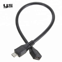 Cable de Extensión Micro USB Macho a Hembra de Alta Calidad, Adaptador de Carga de Datos V8, Cable de Transferencia Duradero