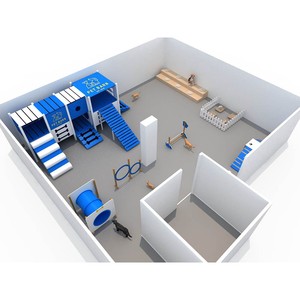 Mesa de Entrenamiento para Mascotas con Logotipo Personalizado, Centro de Juegos Interactivo para Perros en Interiores, Mesa de Actividades para Perros para Parques Caninos y Guarderías - Product Image 5