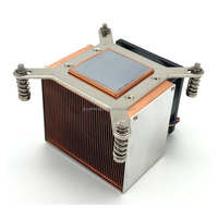 Refroidisseur de processeur de bureau COOLSERVER 115X 1155 1151 en cuivre pur dissipateur thermique de refroidissement par air actif pour dissipateur thermique de PC