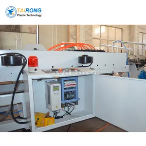 Máquina extrusora de tubos de aislamiento de aire acondicionado de PVC PP PE, máquina de fabricación de tubos corrugados