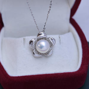 สร้อยคอมุกกลมสีขาว Zhuji Danshui AK3-5 มม. ตัวล็อคเงินแท้ S925 สำหรับสาย Xiaomi แสงสว่างมาก แทบไร้ตำหนิ - Product Image 2