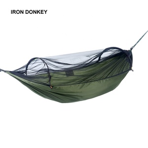 เปลญวนมุ้งกันยุง<span class=keywords><strong>ไน</strong></span>ลอน IRONDONKEY สำหรับสองคน ป้องกันการพลิกคว่ำ เปิดใช้งานได้รวดเร็ว เหมาะสำหรับการตั้งแคมป์แ<span class=keywords><strong>ละ</strong></span>การเดินทางกลางแจ้ง - Product Image 6
