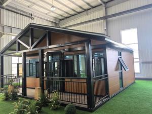 Maison préfabriquée pliable de luxe prête à vivre, 20 pieds, 40 pieds, maison préfabriquée portable, conteneur extensible avec énergie <span class=keywords><strong>solaire</strong></span> - Product Image 4