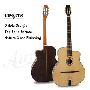 Aiersi-guitarra acústica <span class=keywords><strong>de</strong></span> <span class=keywords><strong>jazz</strong></span>, instrumento <span class=keywords><strong>de</strong></span> regalo para niños, hecho a mano, gypsy, fabricante <span class=keywords><strong>de</strong></span> china, bigginer amigable - Product Image 2