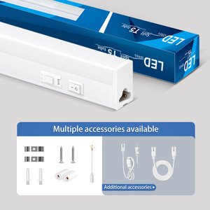 หลอดไฟ LED SMD2835 T5 แบบฝังในท่อพลาสติกทรงสี่เหลี่ยม 18W พร้อมสวิตช์ปรับแสง 3CCT ความยาว 2 ฟุต 3 ฟุต 4 ฟุต สำหรับใช้ในคลังสินค้าและโรงงาน - Product Image 3