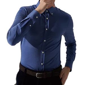 2025 <span class=keywords><strong>Amazon</strong></span> Plain Color sólido <span class=keywords><strong>de</strong></span> alta calidad <span class=keywords><strong>de</strong></span> algodón blanco con botones en el bolsillo frontal <span class=keywords><strong>de</strong></span> manga larga <span class=keywords><strong>de</strong></span> oficina <span class=keywords><strong>para</strong></span> <span class=keywords><strong>hombre</strong></span> <span class=keywords><strong>camisas</strong></span> <span class=keywords><strong>de</strong></span> <span class=keywords><strong>vestir</strong></span> formales - Product Image 3