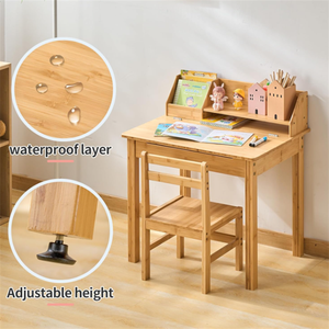 Ensemble <span class=keywords><strong>bureau</strong></span> d'étude et chaises <span class=keywords><strong>en</strong></span> <span class=keywords><strong>bois</strong></span> de style moderne <span class=keywords><strong>pour</strong></span> petits enfants <span class=keywords><strong>pour</strong></span> le salon mobilier de table de lecture <span class=keywords><strong>pour</strong></span> tout-petits - Product Image 5
