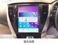 Radio de coche Android 11 estilo Tesla para Mitsubishi Pajero Sport 2016-2019 reproductor Multimedia de coche inalámbrico Carplay 4G