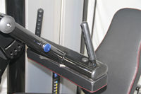 Machine professionnelle de musculation pour exercices de flexion et extension des jambes, avec assise en acier, à charge libre, pour usage commercial en salle de sport