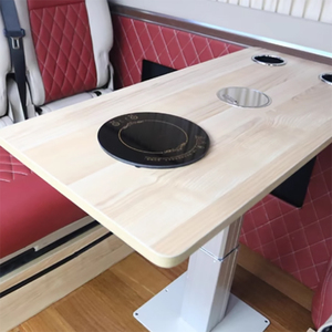 2000W potenza RV <span class=keywords><strong>elettrico</strong></span> stufa in ceramica in vetro temperato Caravan stufa in acciaio inox Camper Camper Camper - Product Image 3