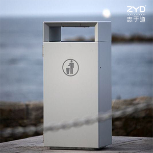 Contenedor de Basura Metálico <span class=keywords><strong>para</strong></span> Exteriores, Contenedor de Basura Rodante de Gran Capacidad con Marco Metálico y Revestimiento de Plástico <span class=keywords><strong>para</strong></span> Complejos de Apartamentos - Product Image 4