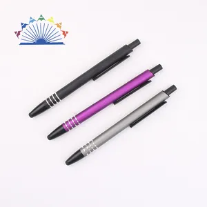 Active Stylus capacitiva preto fosco touch screen caneta premium com logotipo